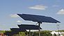 Das Solardachprojekt des Heritage Centers in Oak Ridge, Tennesee (USA). Es beinhaltet sieben nachgeführte Trackersysteme mit insgesamt 50kWp. 